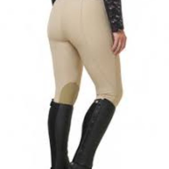 Kerrits Ladies Microcord Knee Patch Tights - Picture 5 of 11